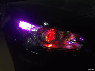 东莞大朗改灯经典科鲁兹改灯升级Q5双光透镜套餐红色恶魔眼