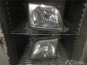 东莞厚街改led灯改激光大灯改氙气灯 04款丰田普拉多车灯升